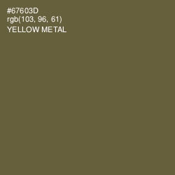 #67603D - Yellow Metal Color Image